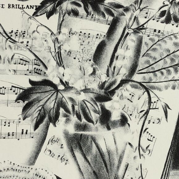 Minnetta Good Valse Brillante 1930s Art Print Treasury Collection Sketch WPA Vtg - Picture 4 of 12